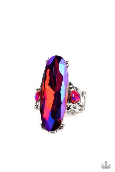 Paparazzi Interdimensional Dimension - Pink UV Ring