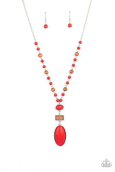 Paparazzi Naturally Essential Red Necklace