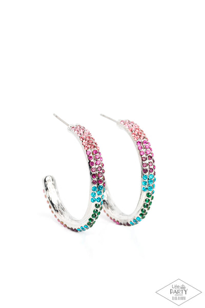 Paparazzi Trail Of Twinkle - Multi Hoop Earrings