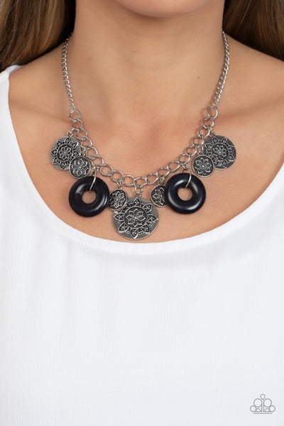 Paparazzi Western Zen - Black Necklace