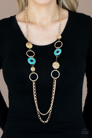 Paparazzi Grounded Glamour Gold Necklace