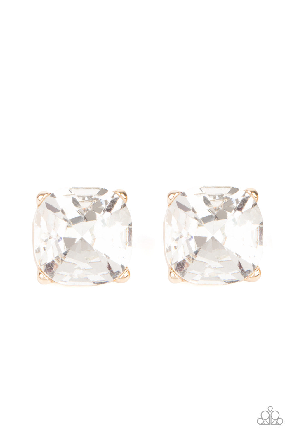 Paparazzi Royalty High - Gold Post Earrings