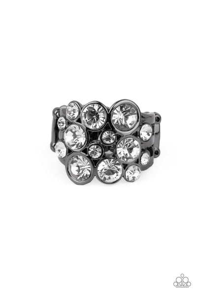 Paparazzi Bubbling Bravado - Black Ring