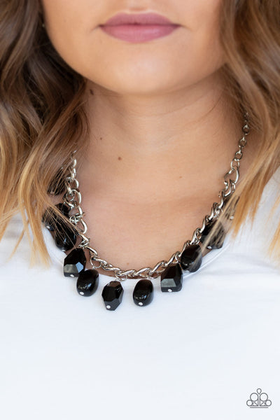 Paparazzi Take The COLOR Wheel! Black Necklace