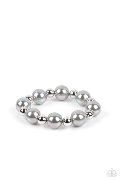 Paparazzi A DREAMSCAPE Come True - Silver Iridescent Bracelet