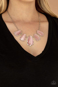 Paparazzi Newport Princess - Pink necklace