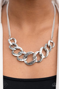 Paparazzi Bombshell Bling Necklace and Tick Tick Bomb Hoop Earrings 2 Piece Set