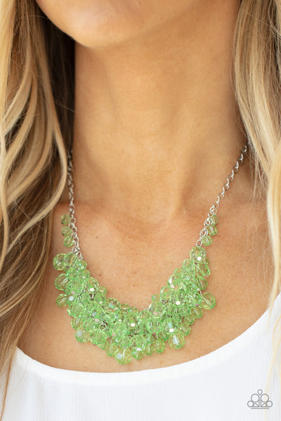 Paparazzi Let The Festivities Begin - Green Necklace