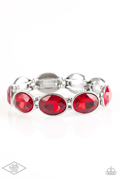 Paparazzi DIVA In Disguise - Red Bracelet