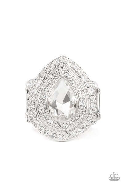 Paparazzi Icy Indulgence White Ring