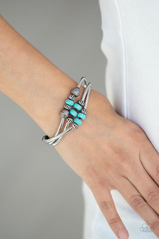 Paparazzi Road Trip Rebel Blue Bracelet