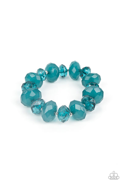 Paparazzi Keep GLOWING Forward - Blue Bracelet