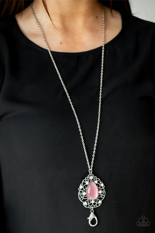 Paparazzi Bewitched Beam Pink Necklace