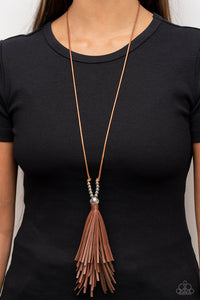Paparazzi A Clean Sweep - Brown Necklace