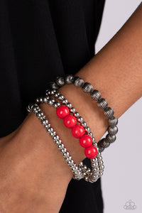 Paparazzi Wildland Wanderer - Red Bracelets