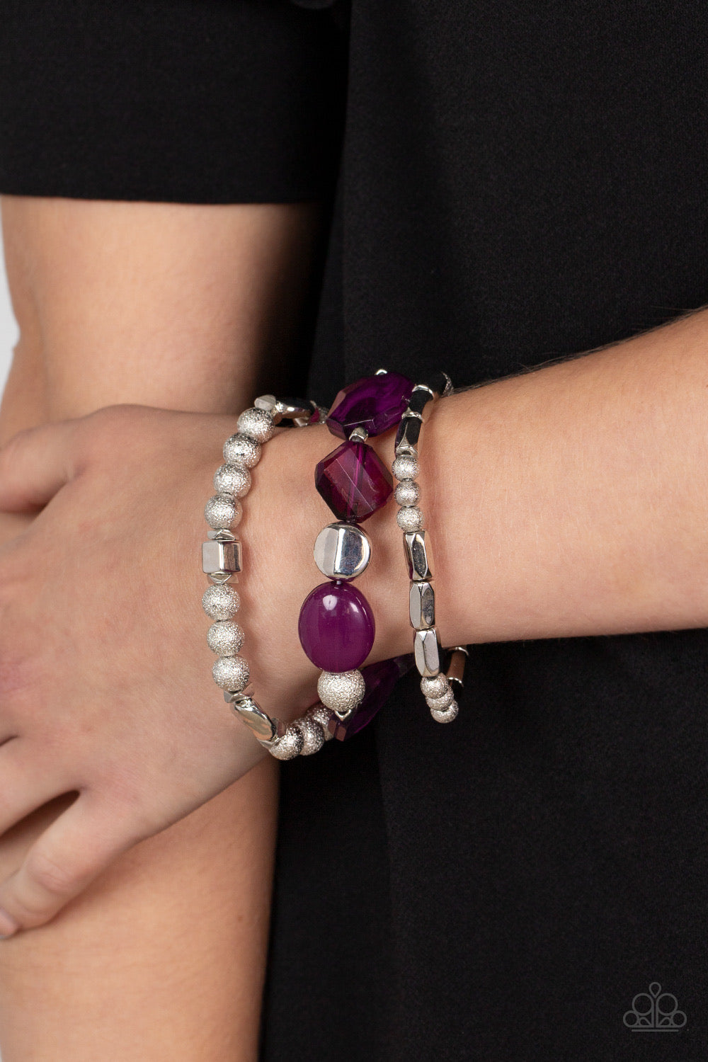 Paparazzi Marina Magic- Purple Bracelet