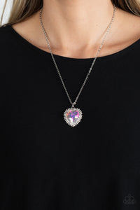 Paparazzi Sweethearts Stroll - Multi Iridescent Necklace