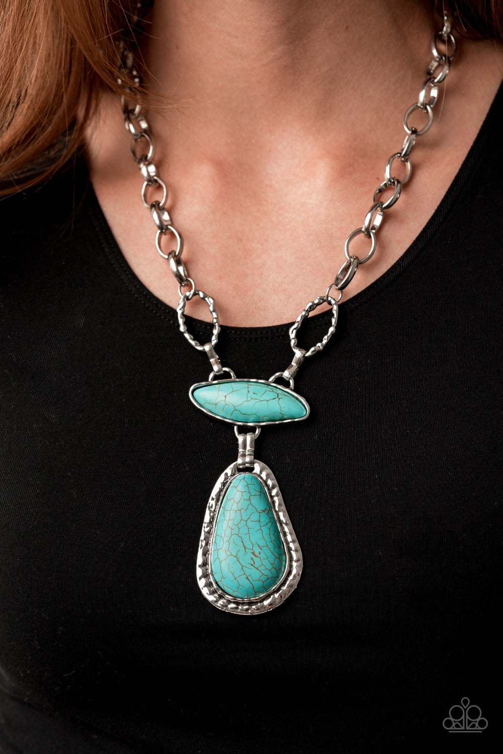Paparazzi Rural Rapture - Blue Necklace