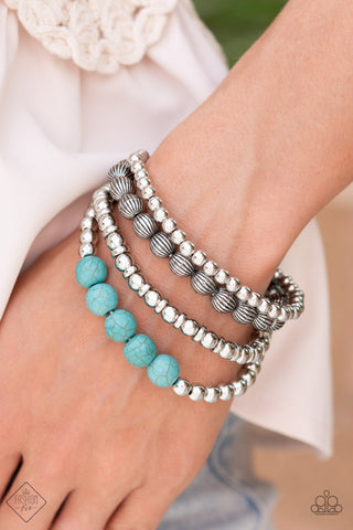 Paparazzi Wildland Wanderer - Blue Bracelet