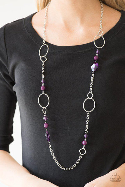 Paparazzi Very Visionary Purple Necklace