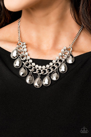 Paparazzi All Toget HEIR Now Silver Necklace