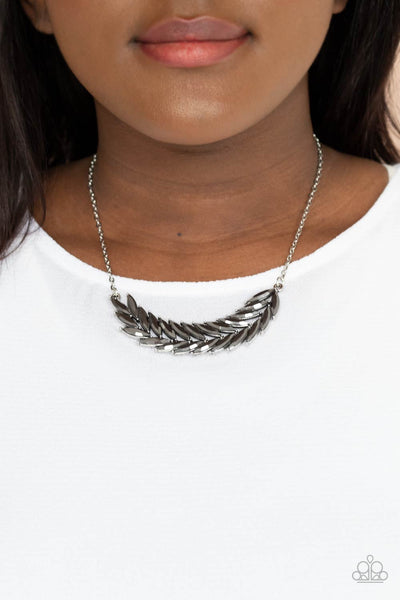 Paparazzi Flight of FANCINESS - Silver Necklace