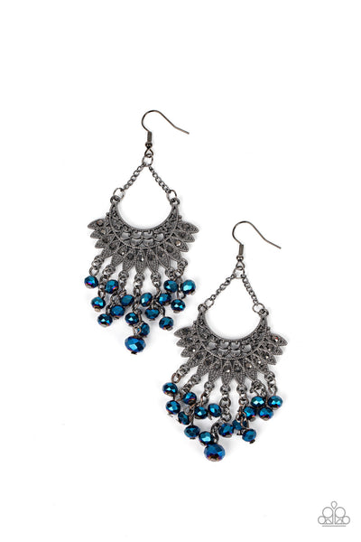 Paparazzi Chromatic Cascade - Blue Earrings