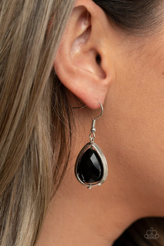 Paparazzi Drop Dead Duchess Black Earrings