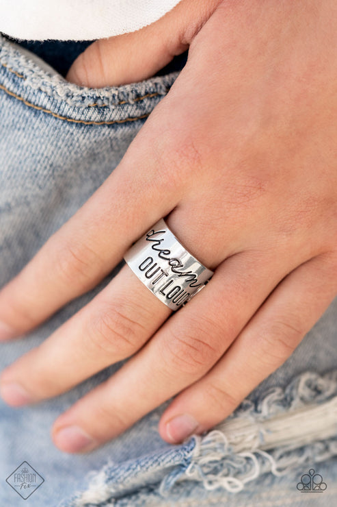 Paparazzi Dream Louder Silver Ring