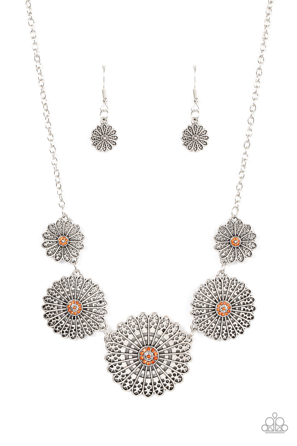 Paparazzi Marigold Meadows Orange Necklace