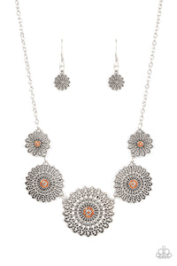 Paparazzi Marigold Meadows Orange Necklace