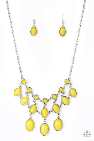 Paparazzi Mermaid Marmalade - Yellow Necklace