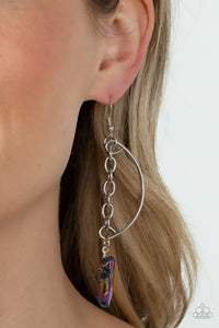 Paparazzi Yin to My Yang - Multi Oil Spill Earrings