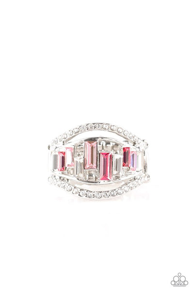 Paparazzi Treasure Chest Charm Pink Ring