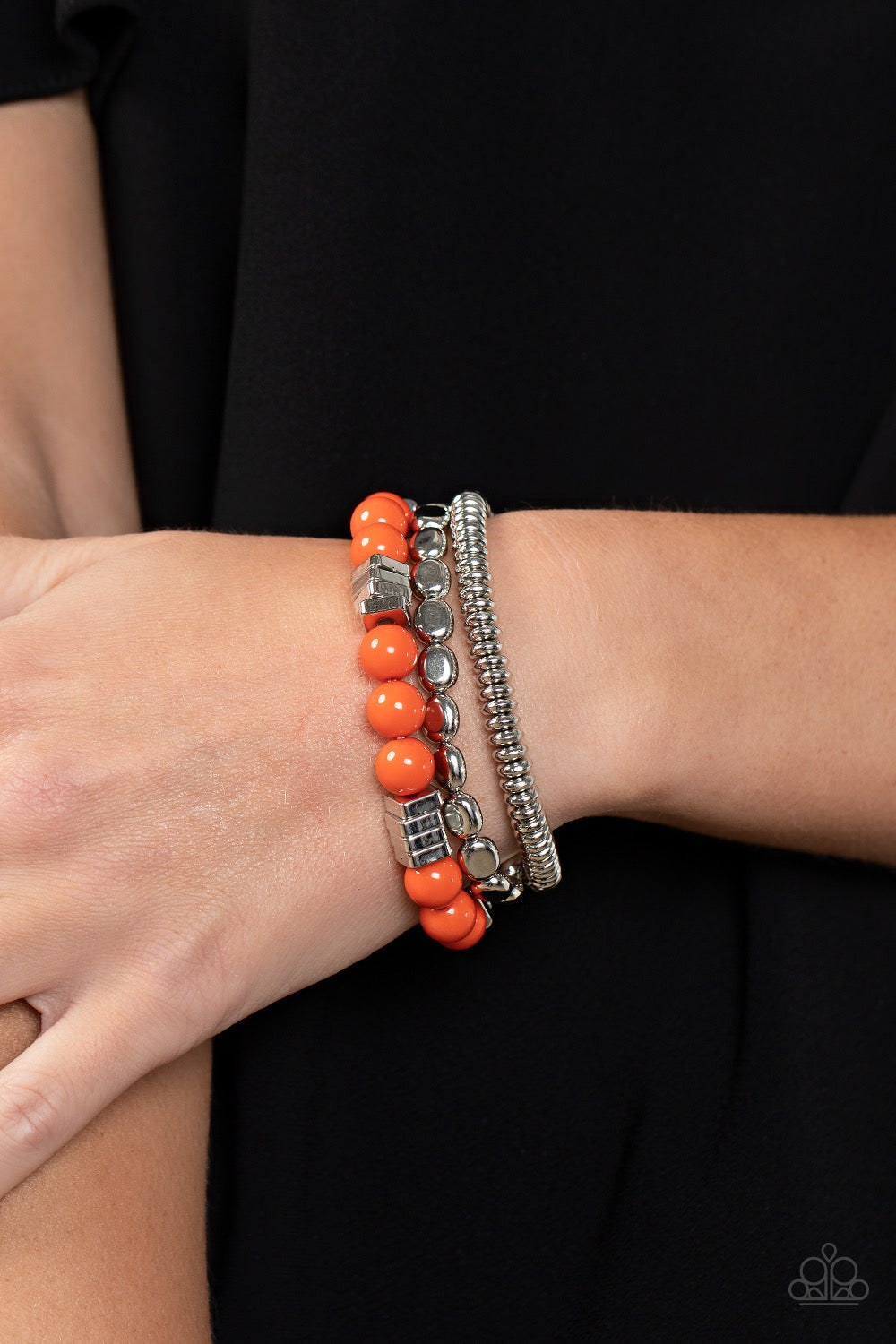 Paparazzi Tour de Tourist - Orange Bracelet