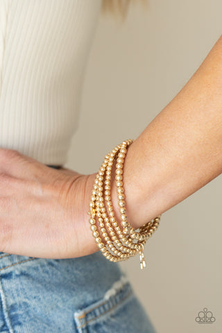 Paparazzi American All-Star - Gold  Bracelet