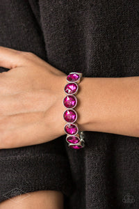 Paparazzi Number One Knockout - Pink Bracelet