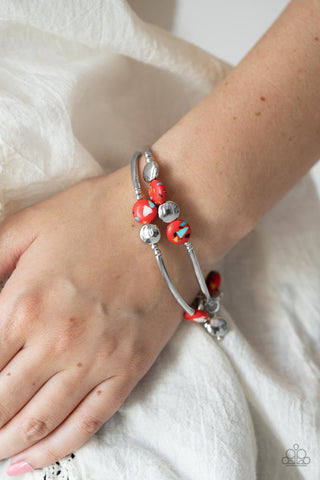 Terrazzo Territory - Red Bracelet