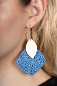 Paparazzi Sabbatical WEAVE - Blue Earring