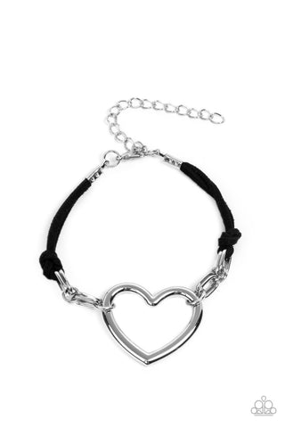 Paparazzi Flirty Flavour - Black Bracelet