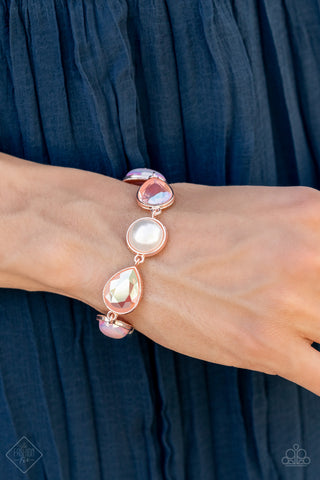 Paparazzi Nostalgically Nautical Rose Gold Bracelet