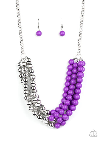 Paparazzi Layer After Layer Purple Necklace