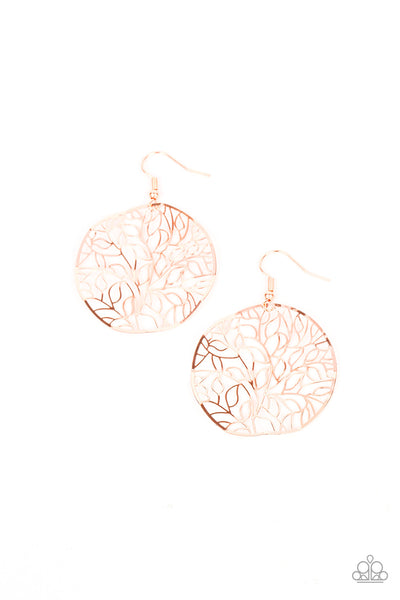 Paparazzi Autumn Harvest - Copper Earrings