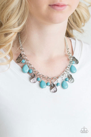 Paparazzi Terra Tranquility - Blue Necklace