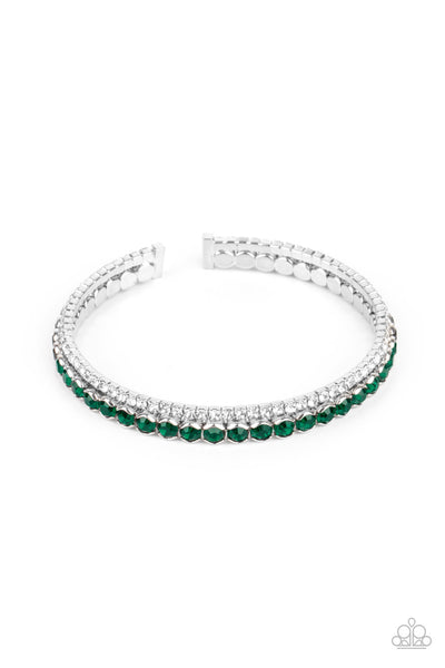 Paparazzi Fairytale Sparkle Green Bracelet