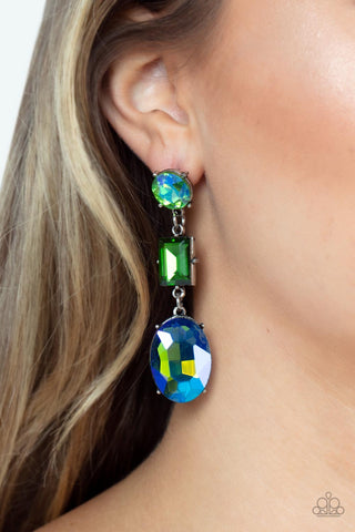 Extra Envious - Green UV Earrings