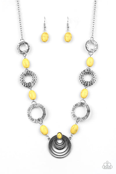 Paparazzi Zen Trend - Yellow Necklace