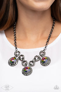 Paparazzi Hypnotized - Multi Oil Spill Necklace