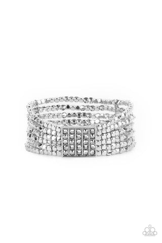 Paparazzi Star-Studded Showcase - Silver Bracelet