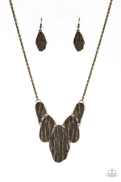 Paparazzi A New DISCovery Brass Necklace